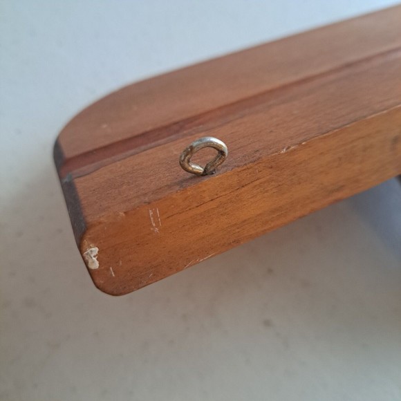 Country Cottage Farmhouse Wood Wall Mount Nick Knack Pair of  shelves - Picture 15 of 16